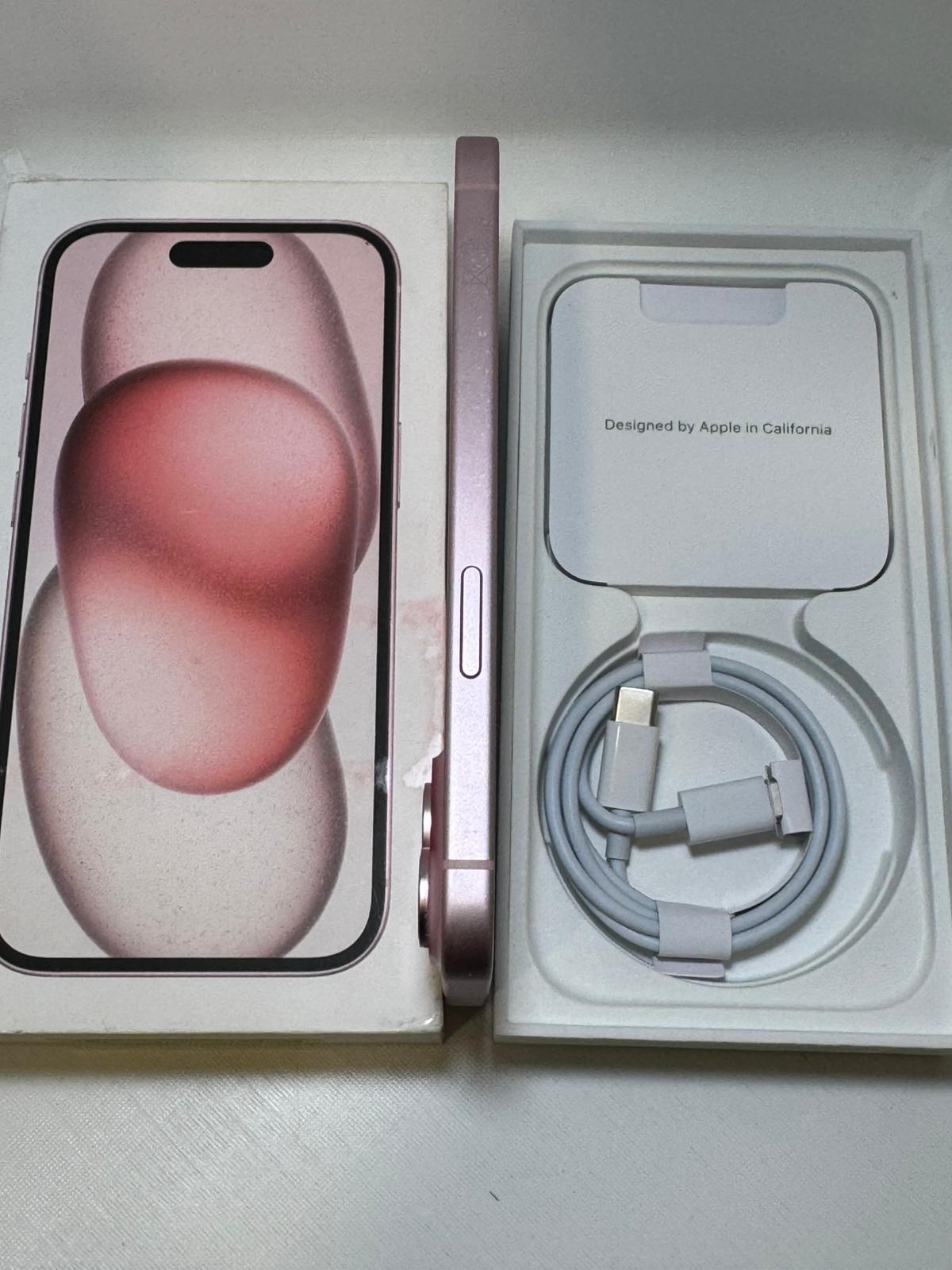 iPhone 15 Rosa 128 GB Batteria 89%
