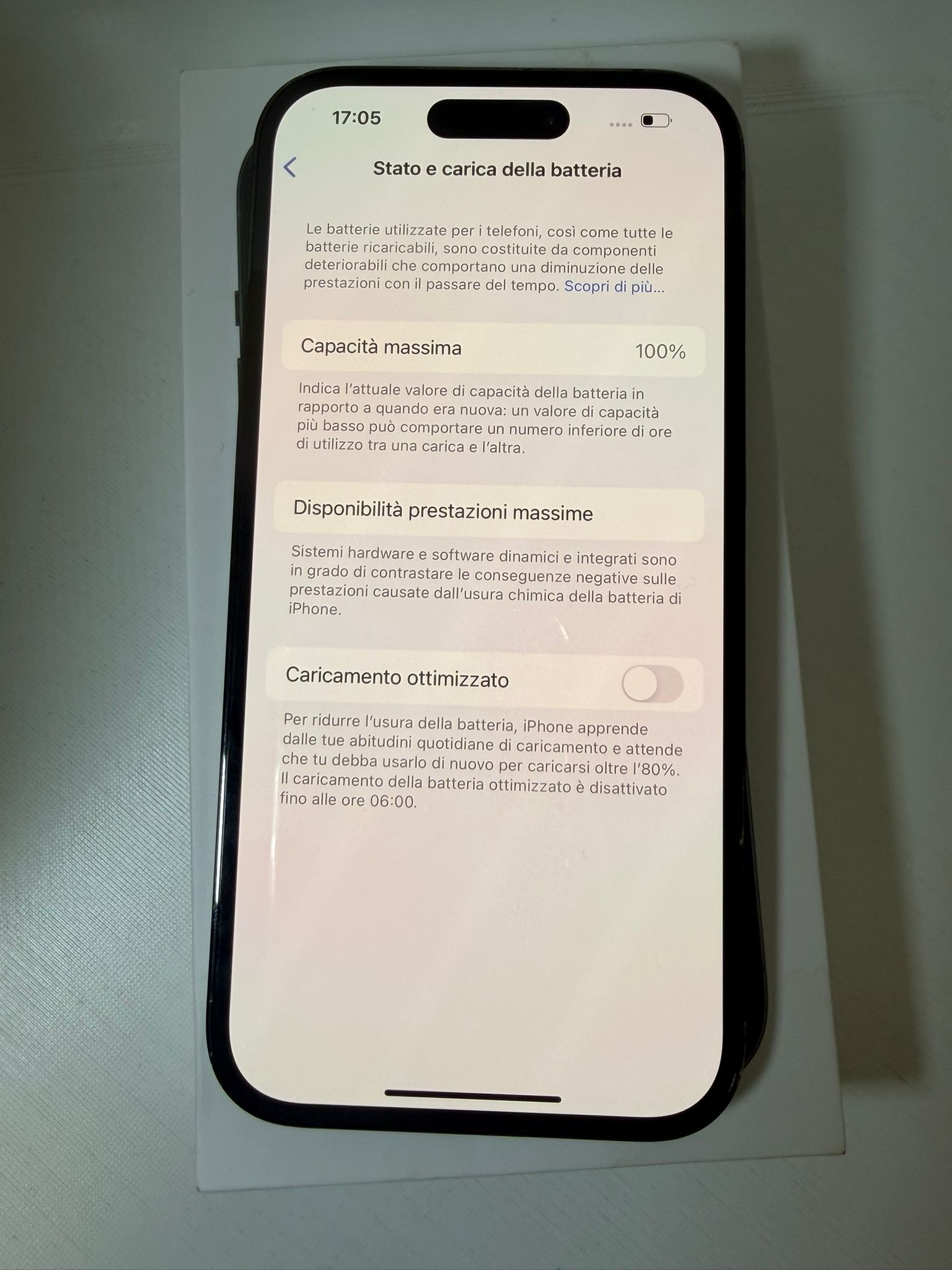 IPhone 14 Pro 128GB Space Black Batteria 100%