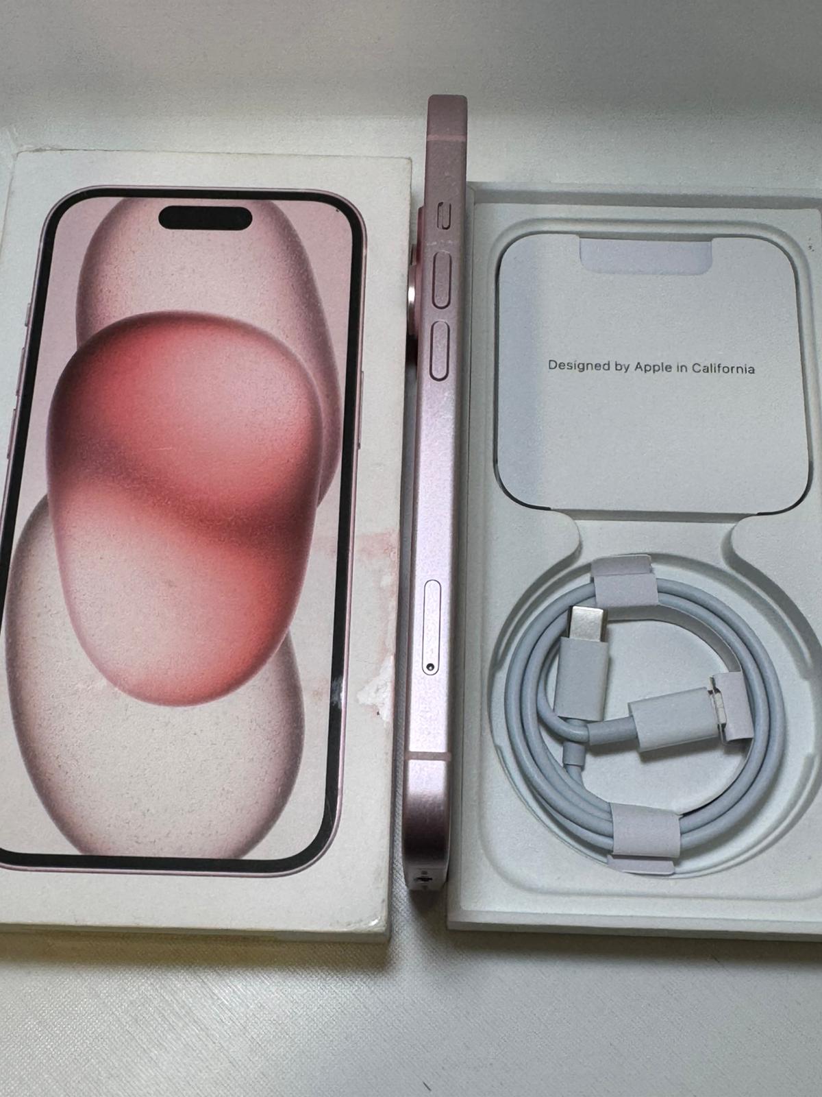 iPhone 15 Rosa 128 GB Batteria 89%