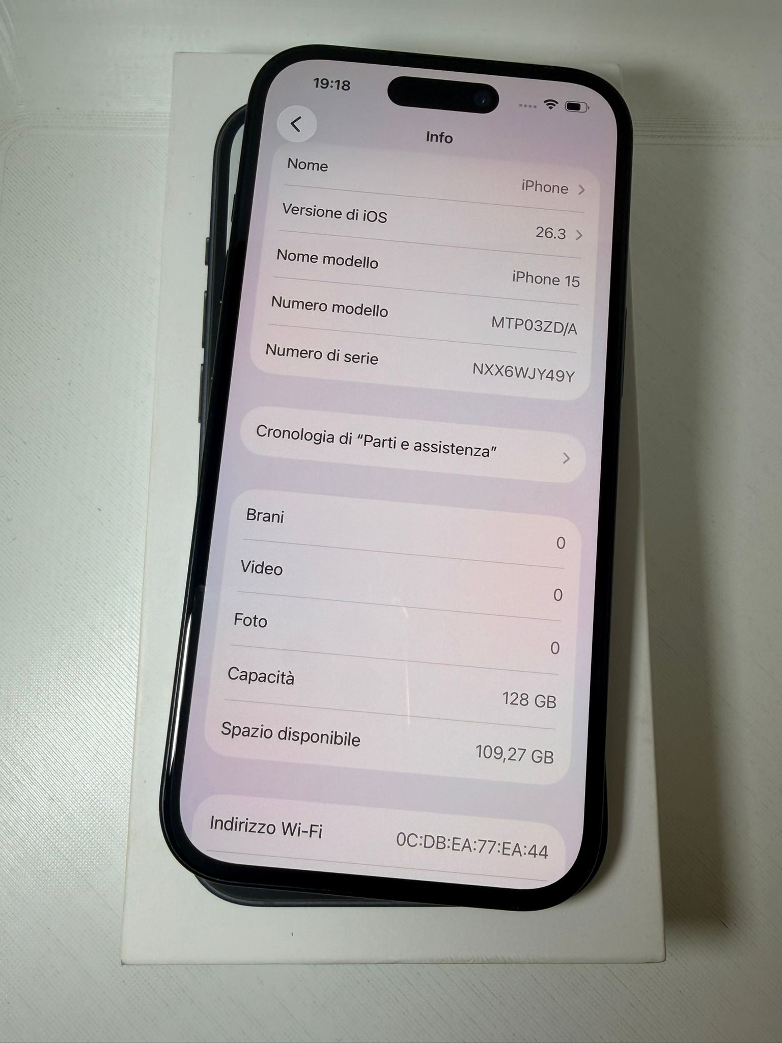 IPhone 15 128GB Black Batteria 88%