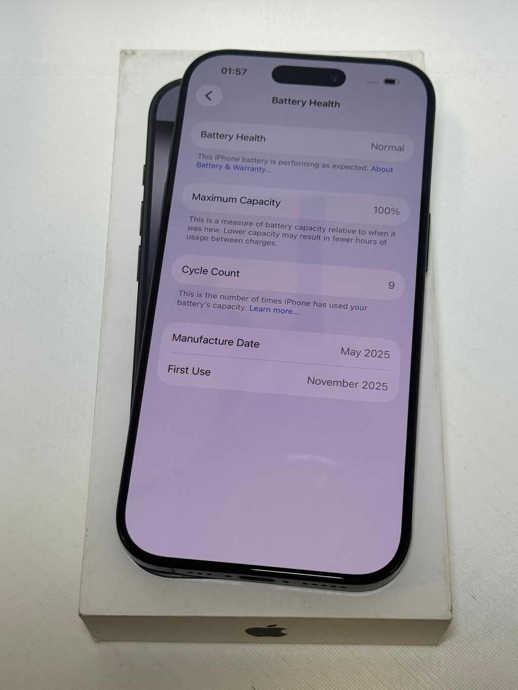 IPhone 16 Pro 128 GB Black Batteria 100%