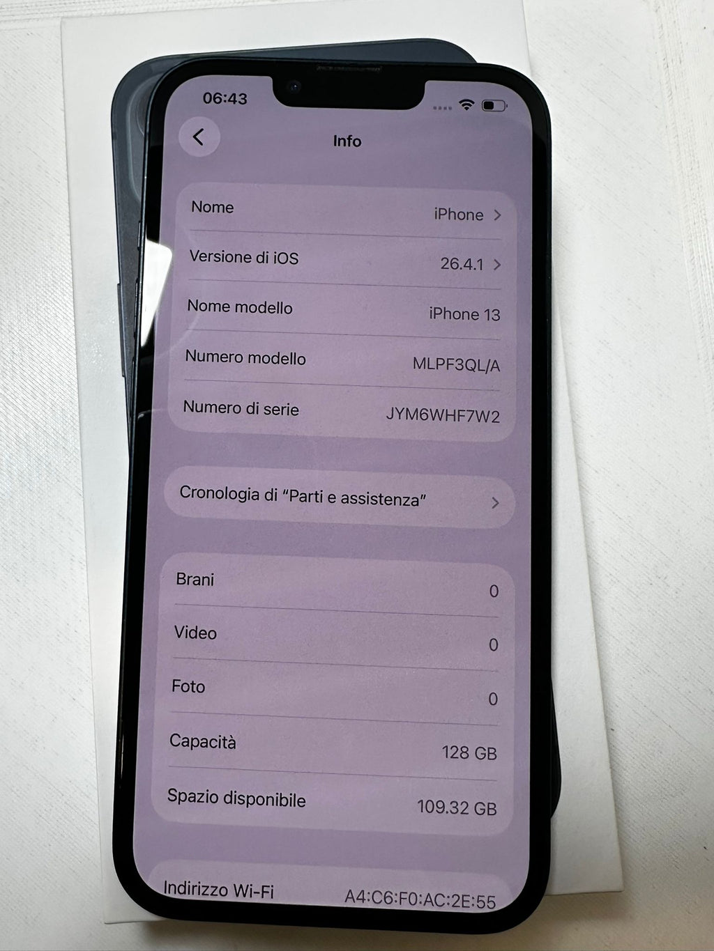 Iphone 13 128GB Black