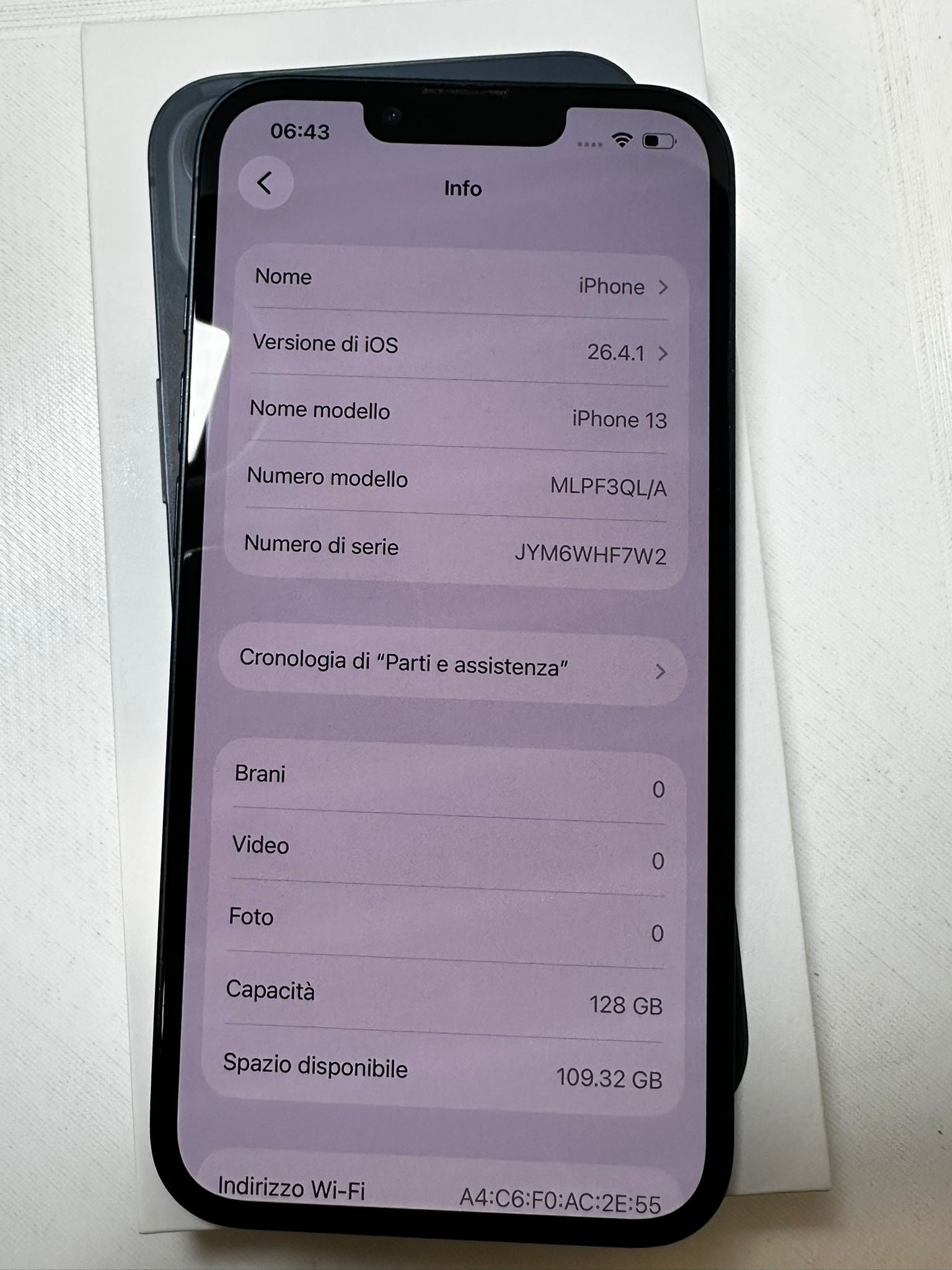 Iphone 13 128GB Black